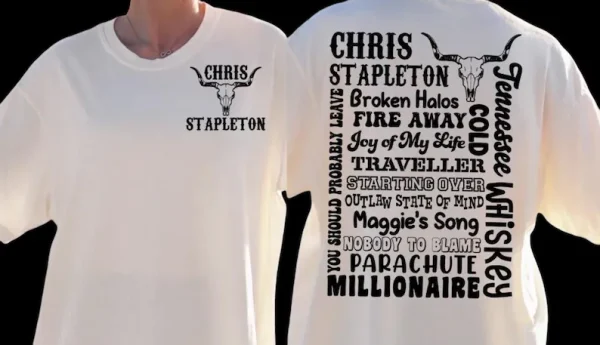 Stapleton song title printed t-shirt