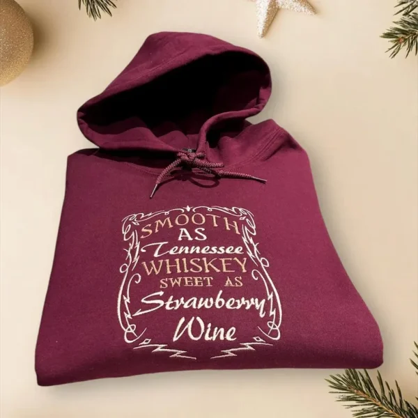 Smooth as Tennessee whiskey embroidered sweatshirt/hoodie.