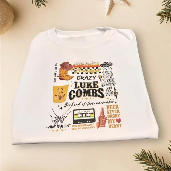 Luke Combs inspired song title printed t-shirt