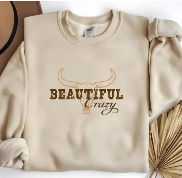 Beautiful crazy, Luke Combs sweatshirt/hoodie.