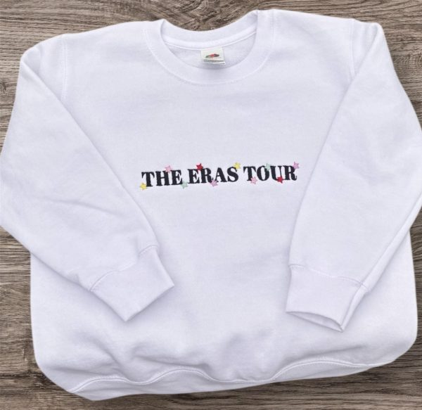 Taylor Swift The Eras Tour adults embroidered sweatshirt