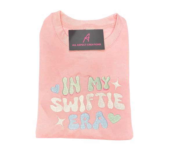 Taylor Swift “In my Swiftie era” childrens embroidered sweatshirt. - Image 5