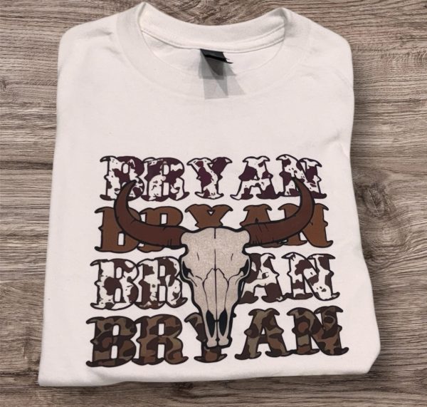 Zach Bryan inspired country singer printed tee