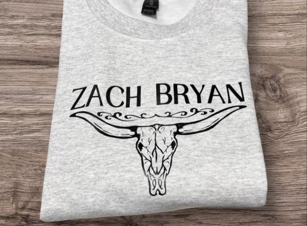 Zach Bryan country singer printed tee