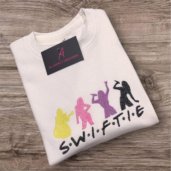 Taylor Swift, adults, Swiftie, embroidered sweatshirt.