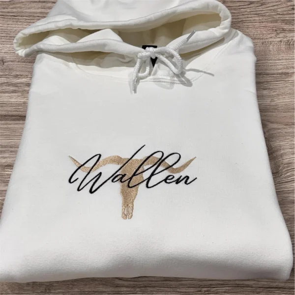 Wallen country music singer embroidered sweatshirt/Hoodie.