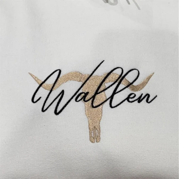 Wallen country music singer embroidered sweatshirt/Hoodie. - Image 3