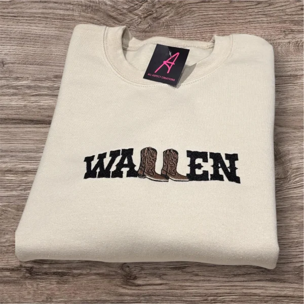 Wallen embroidered sweatshirt/Hoodie.