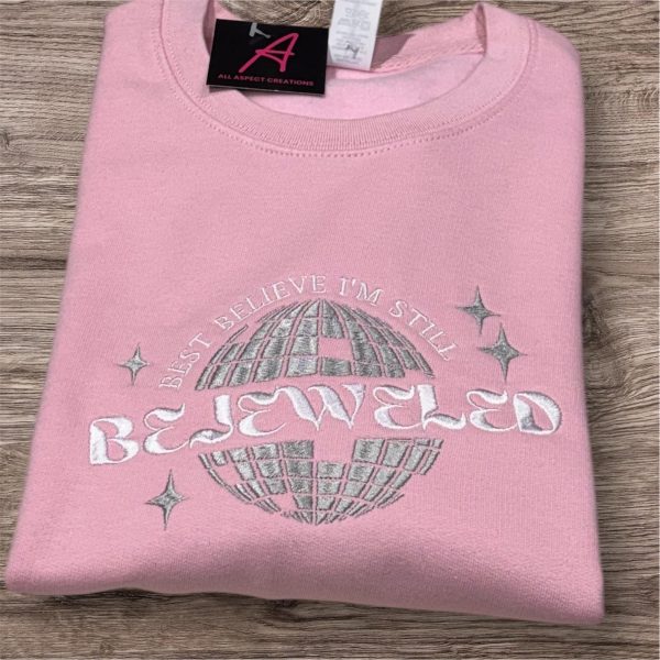 Children's embroidered Bejeweled sweatshirt.