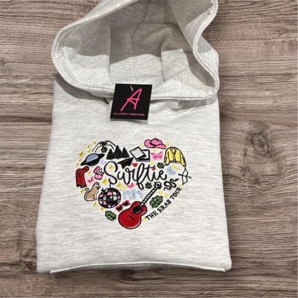 Children's embroidered Swiftie sweatshirt. - Image 3