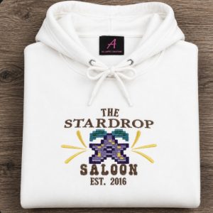 The Stardrop Saloon Embroidered Sweatshirt.