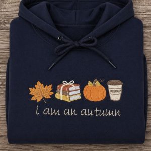 Embroidered "I am an Autumn" Sweatshirt