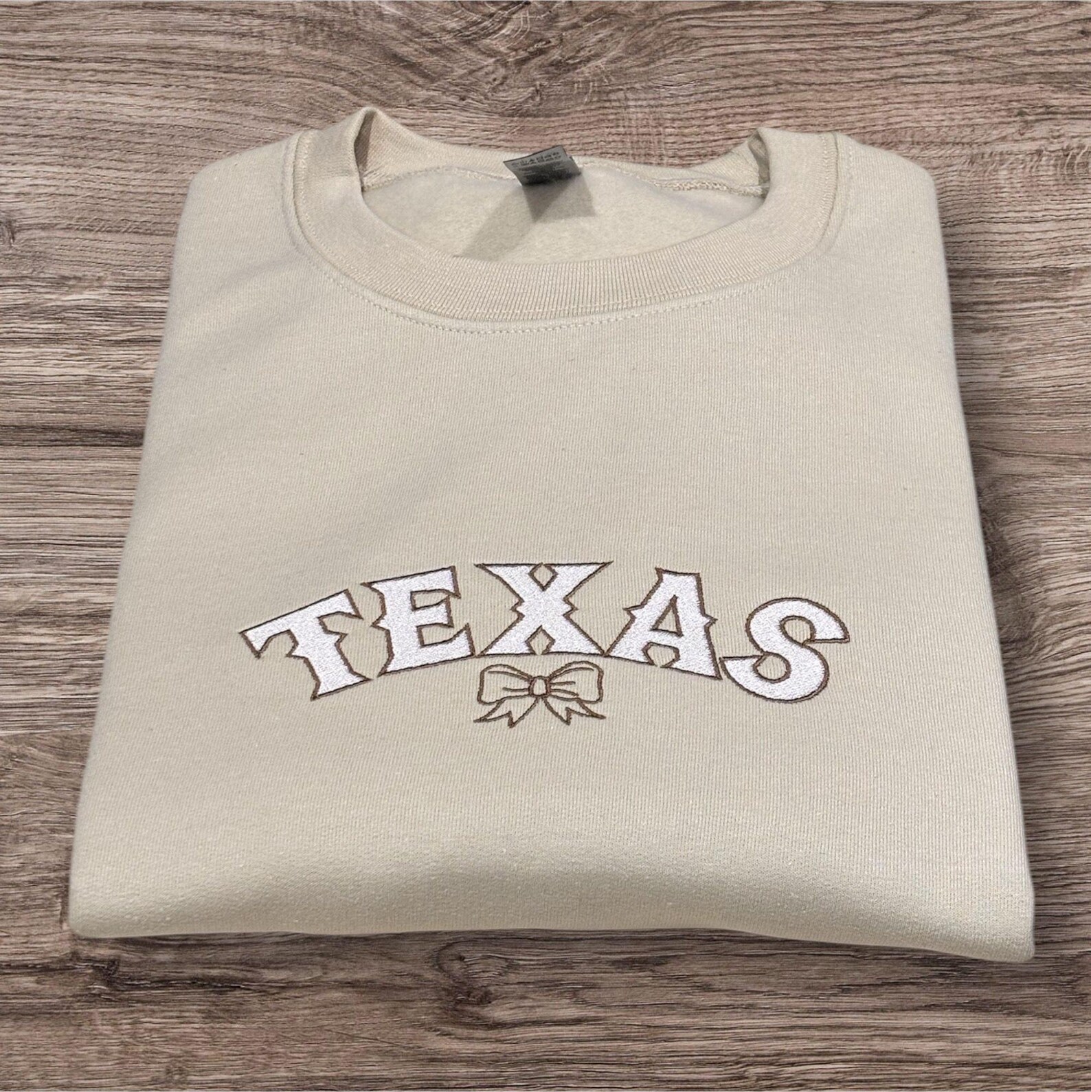 Embroidered Texas Sweatshirt: Western Cowgirl Style