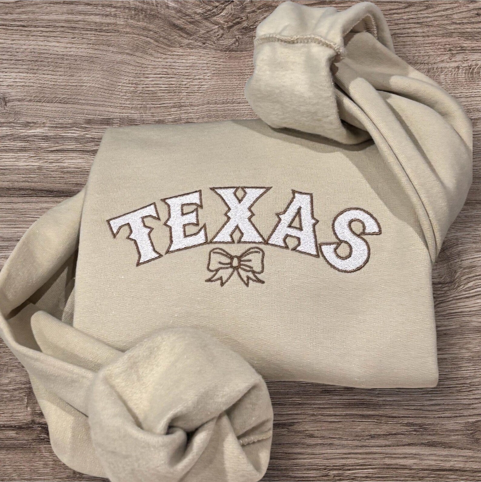 Embroidered Texas Sweatshirt: Western Cowgirl Style - Image 2