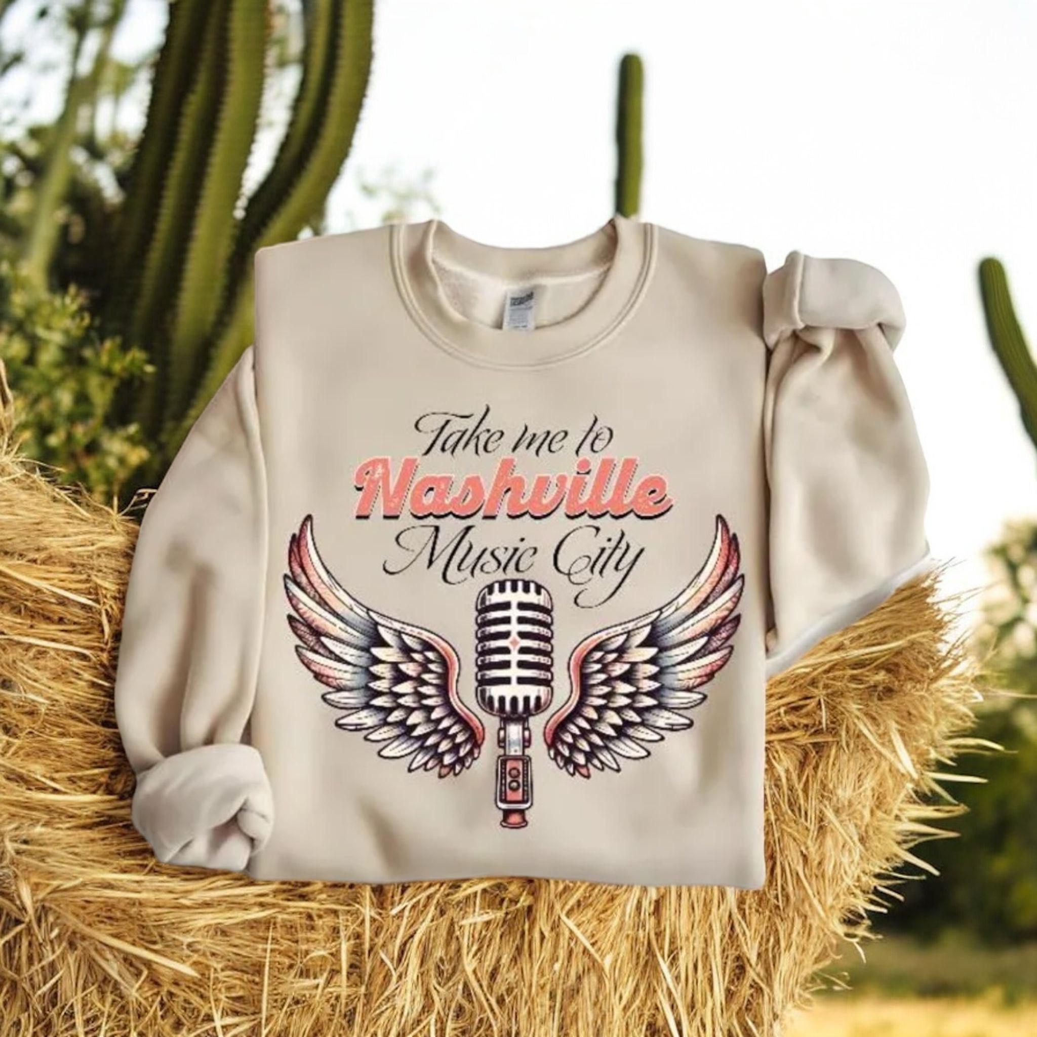 Nashville Music City T-Shirt: Country Western Graphic Tee - Image 3