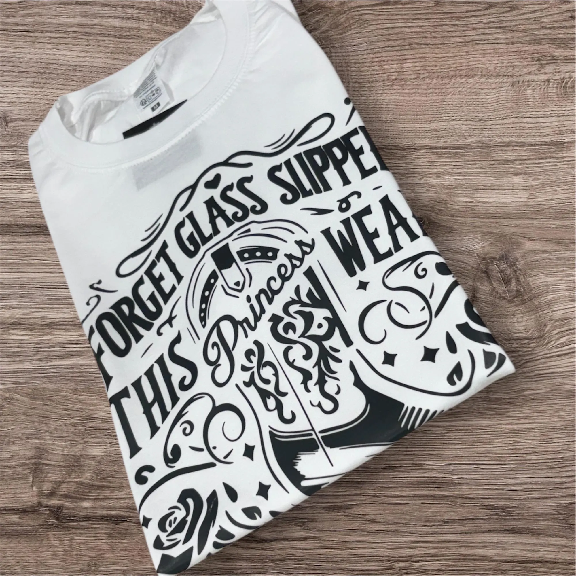 Cowgirl Boots Princess T-Shirt, Sweatshirt, or Hoodie: Western Country Clothing - Image 2