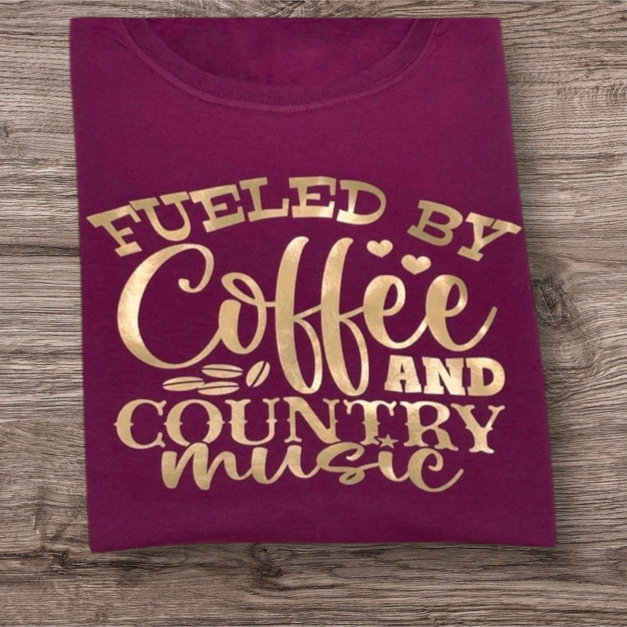 Fueled by Coffee & Country Music Shirt: Western Cowgirl Vibes - Image 3