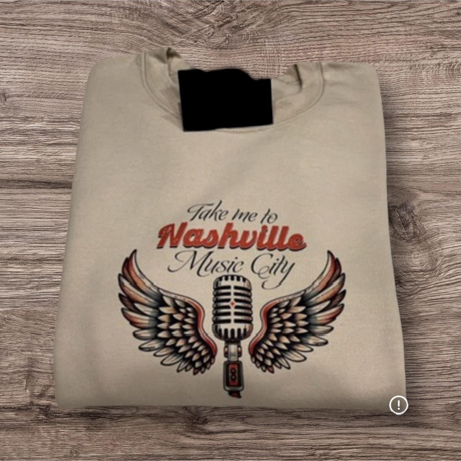 Nashville Music City T-Shirt: Country Western Graphic Tee