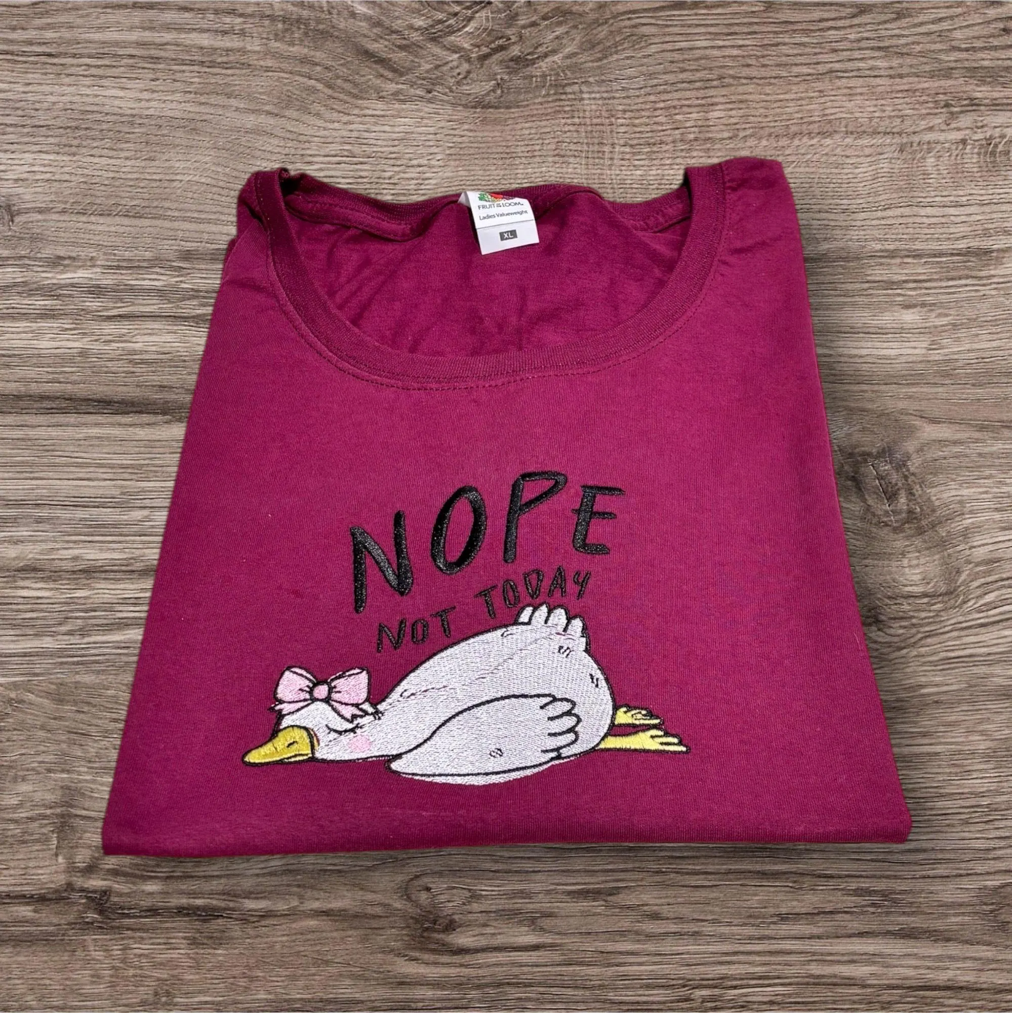 Embroidered Silly Goose Sweatshirt: Funny Mental Health Apparel