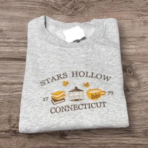 Embroidered Stars Hollow Sweatshirt: Gilmore Girls Hoodie