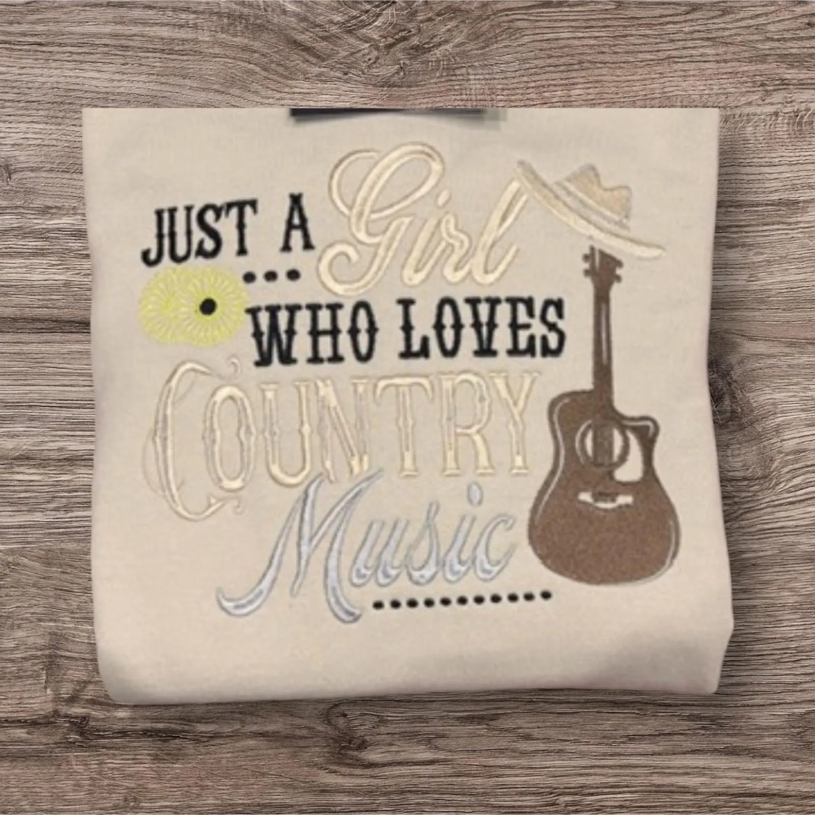 Embroidered Country Music Sweatshirt: Western Girl Hoodie - Image 4