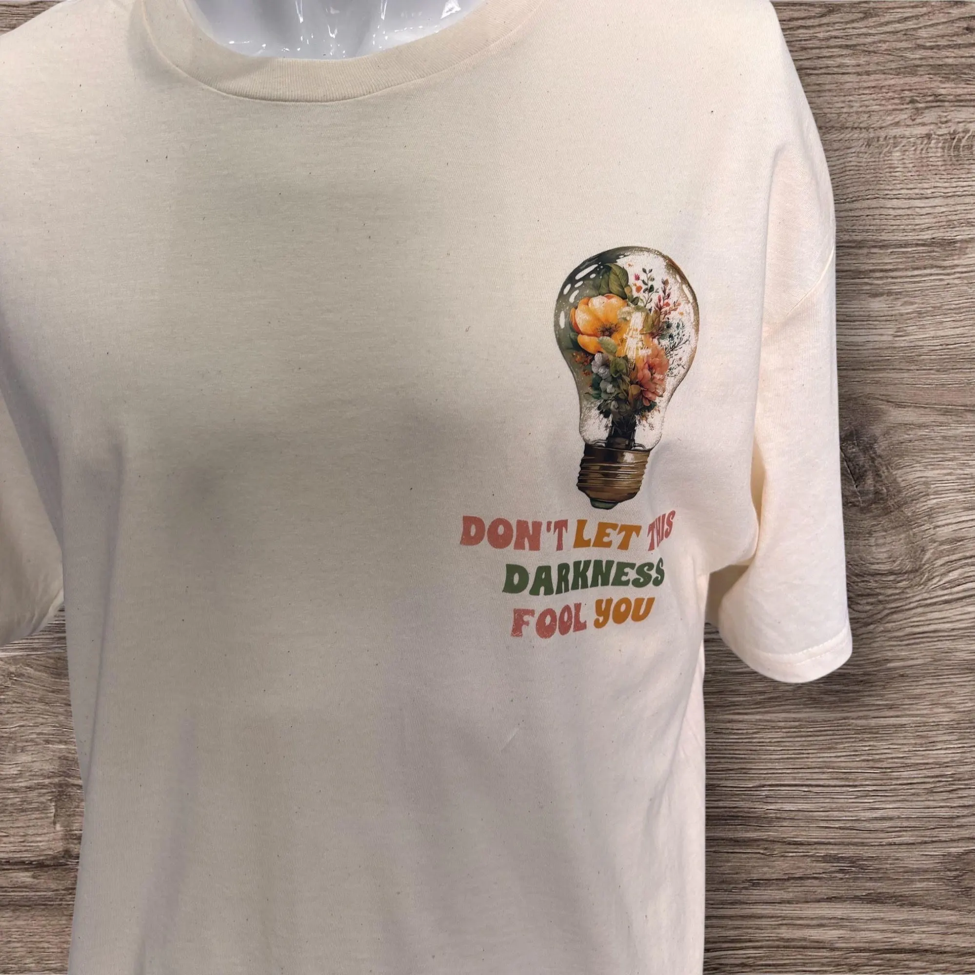 All lights turned off can be turned on T-shirt, sweatshirt or hoodie. - Image 3