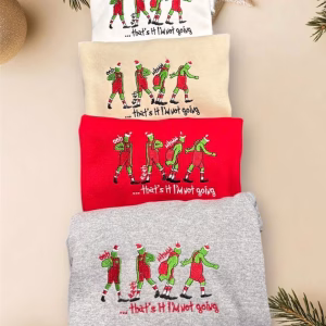 Embroidered "That's It I'm Not Going" Christmas Sweatshirt - Funny Festive Jumper