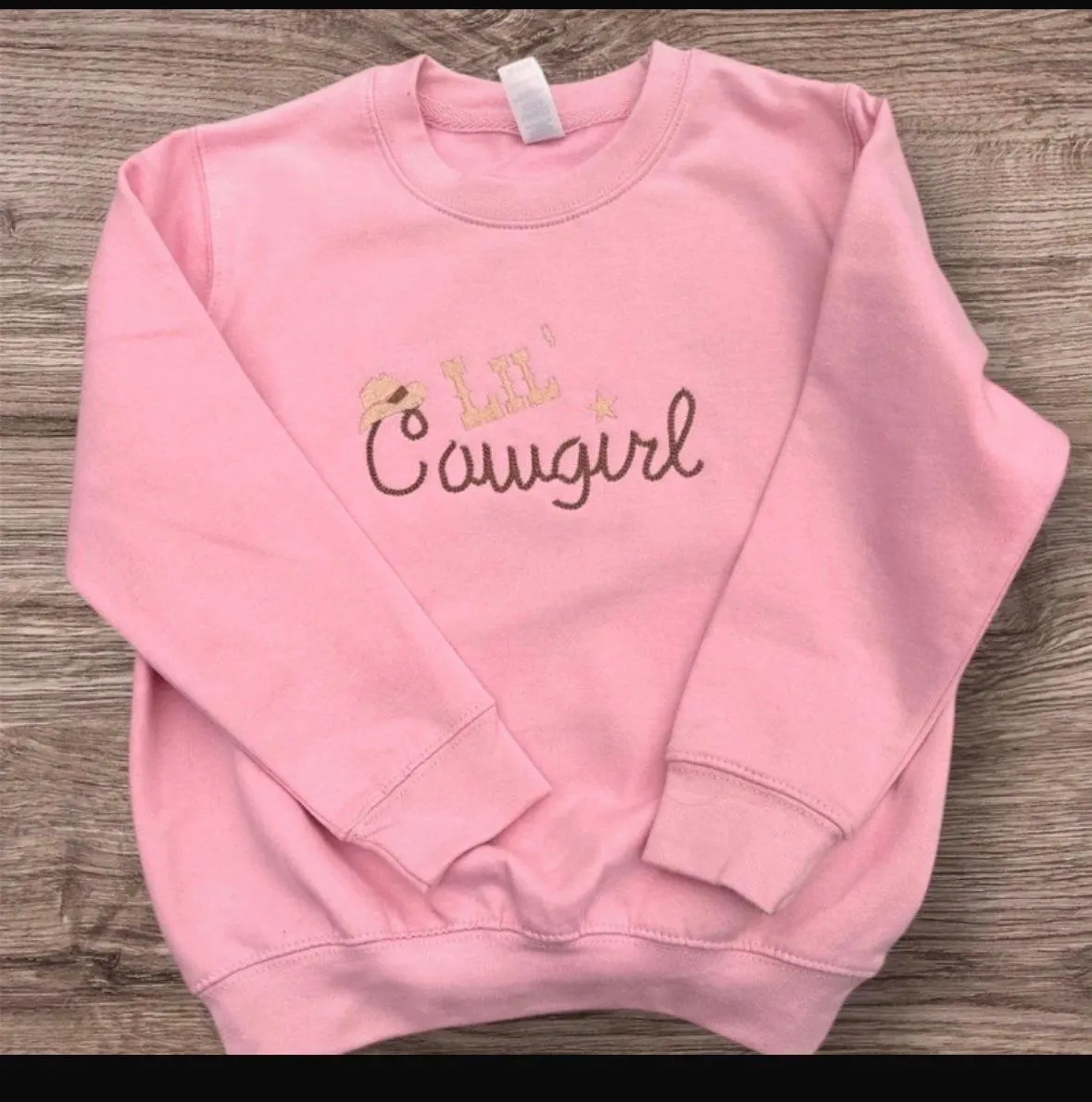 Personalized Embroidered Cowgirl/Cowboy Sweatshirt or Hoodie: Kids Western Fashion