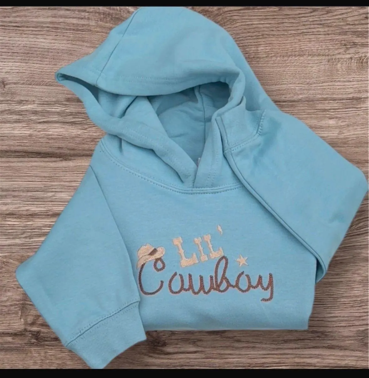 Personalized Embroidered Cowgirl/Cowboy Sweatshirt or Hoodie: Kids Western Fashion - Image 2