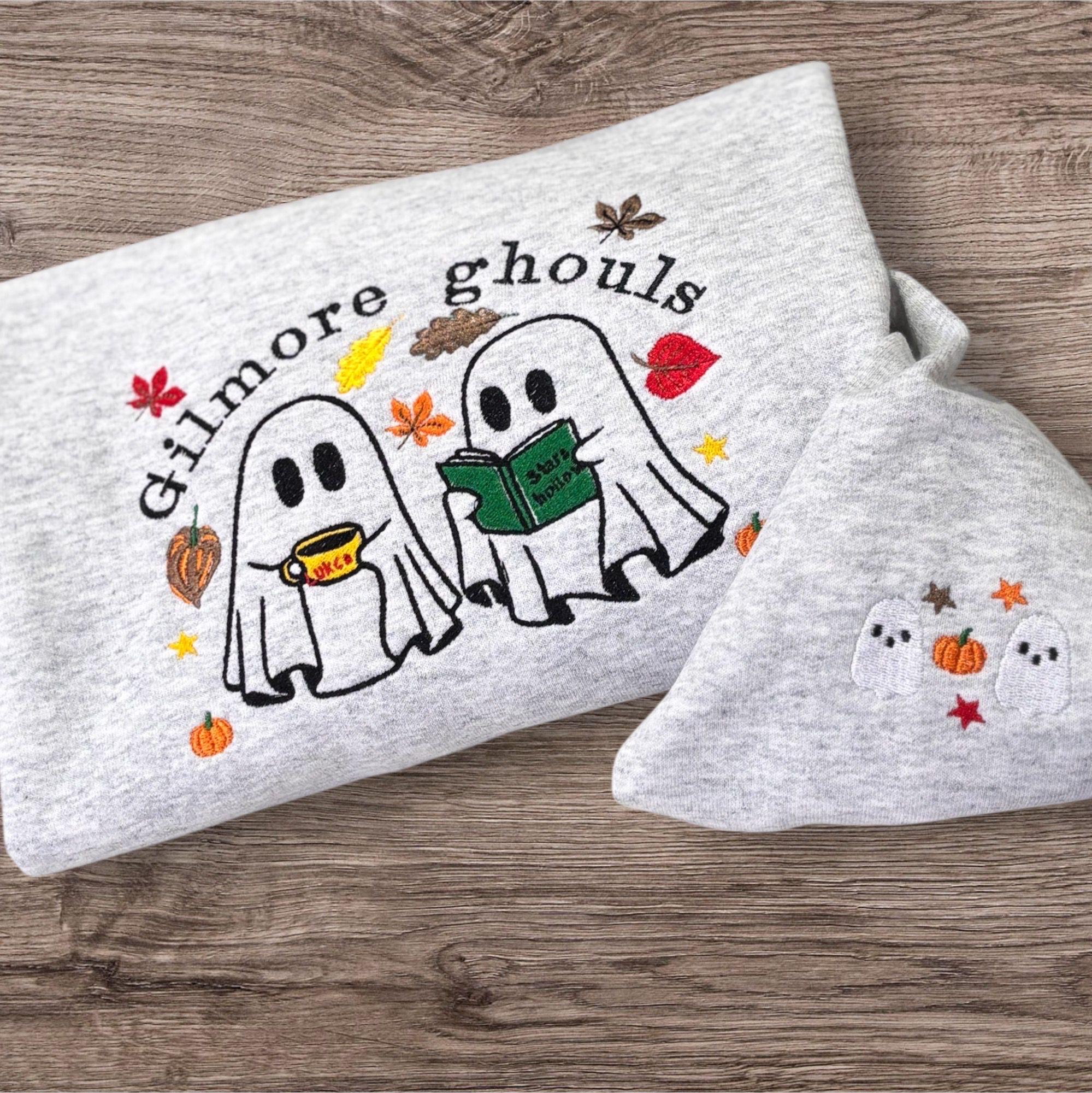 Gilmore Ghouls Embroidered Sweatshirt: Stars Hallow Halloween Jumper - Image 2