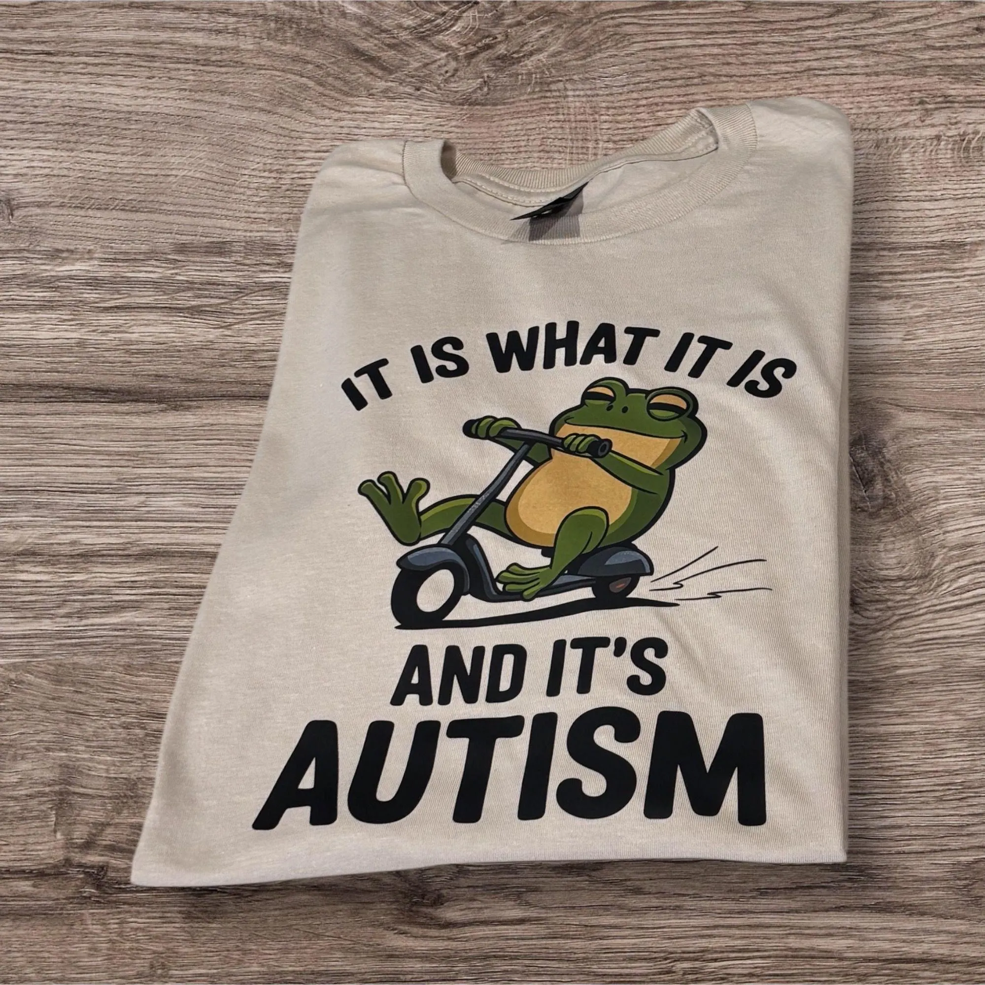 Funny Frog Meme T-Shirt: Autism Awareness, Retro Style