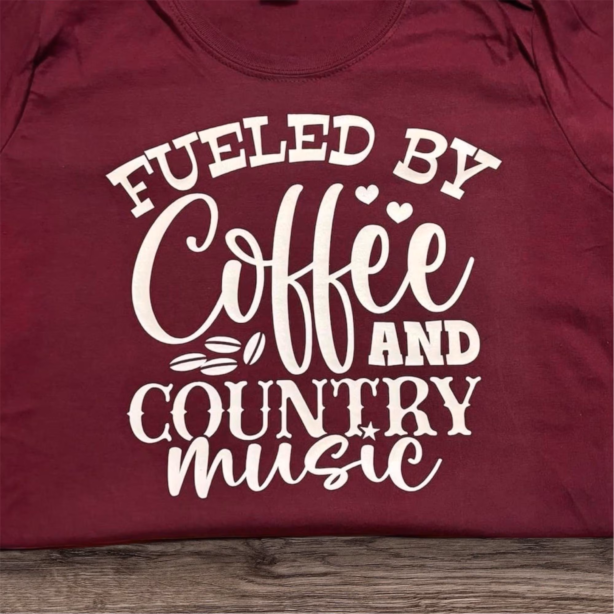 Fueled by Coffee & Country Music Shirt: Western Cowgirl Vibes