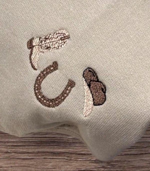 Embroidered Cowboy Romance Sweatshirt: Western Bookworm Style - Image 2