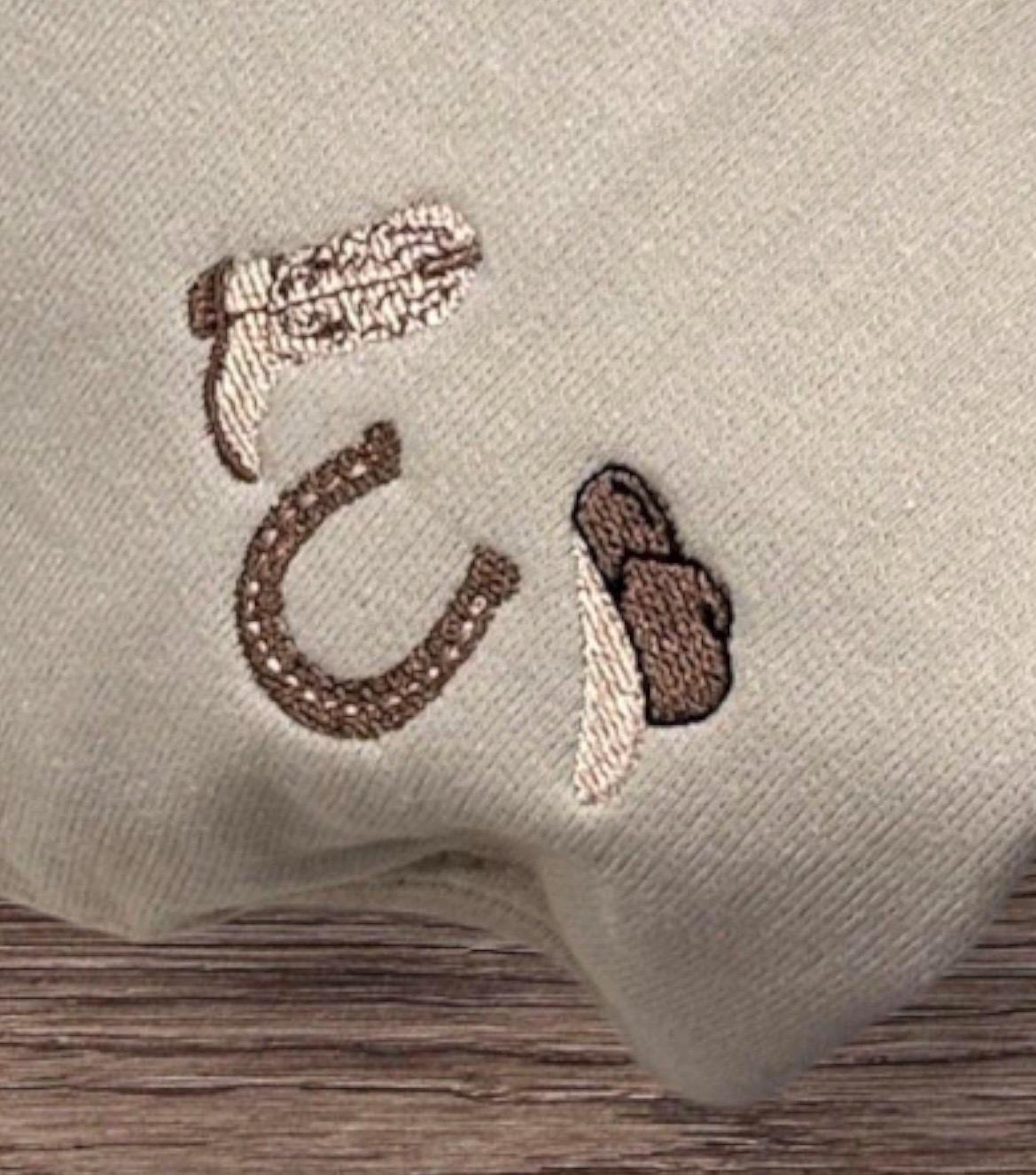 Embroidered Cowboy Romance Sweatshirt: Western Bookworm Style - Image 2