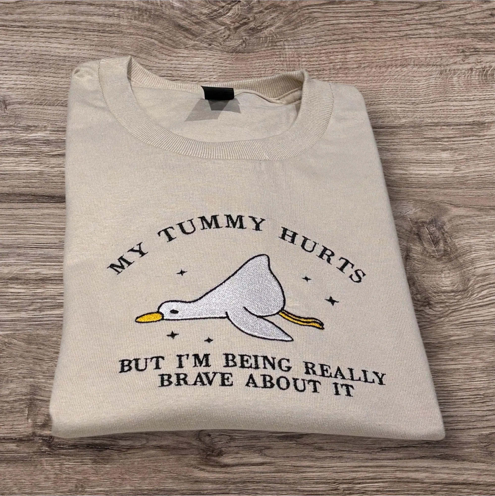 Embroidered Silly Goose T-Shirt: Funny Unisex Clothing - Image 2