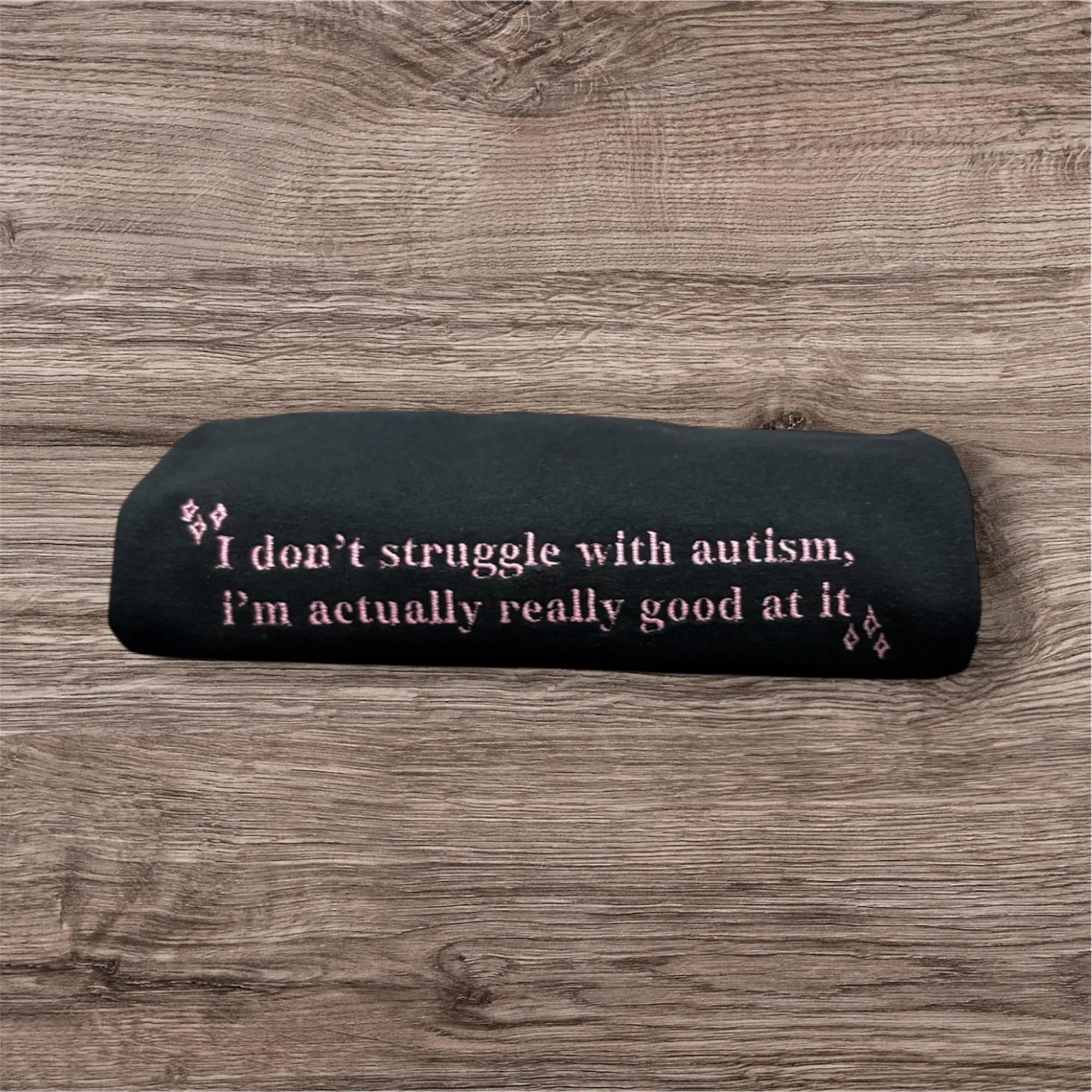 Autism Awareness Embroidered Sweatshirt: Funny Mental Health Hoodie - Image 2