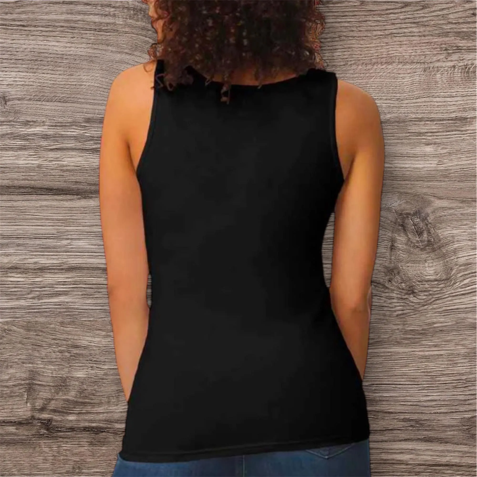 Embroidered Cowboy Boot Vest Top: Women's Cowgirl Fashion - Image 3