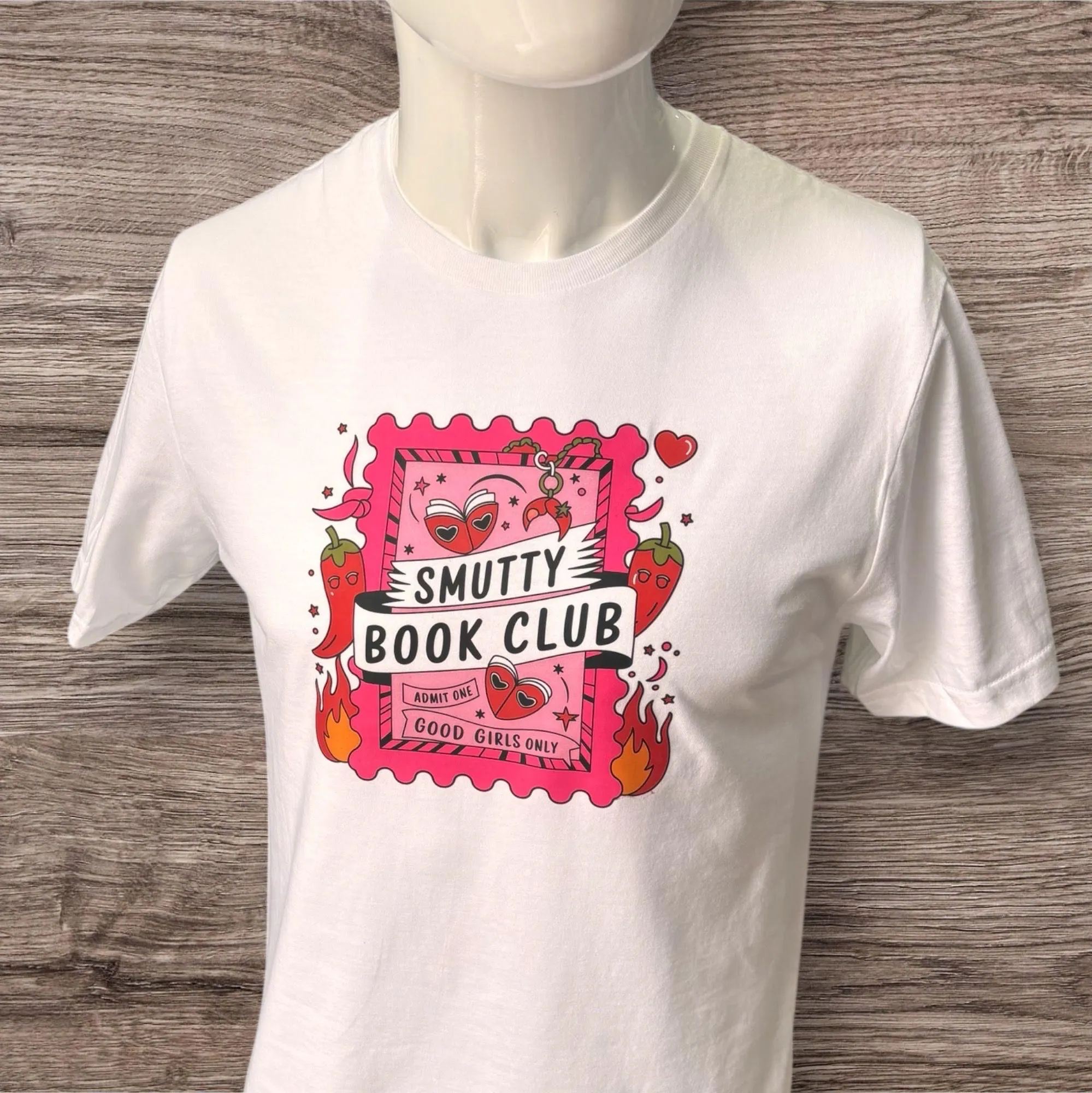 Smutty Book Club Shirt: Spicy Reader Tee, Bookish Gift - Image 2