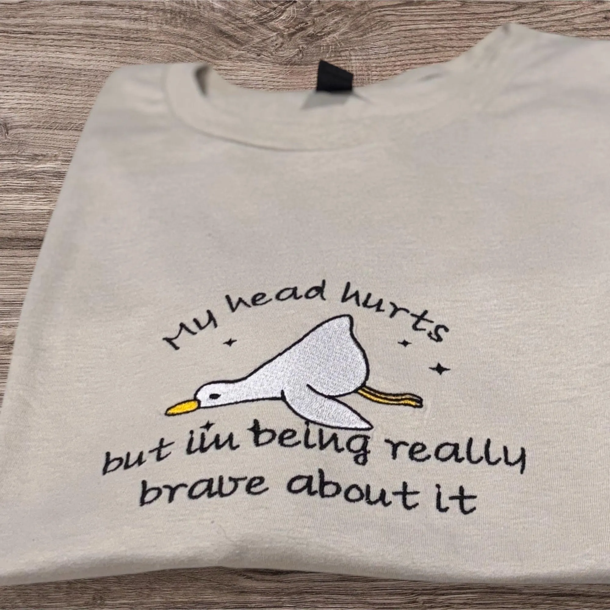 Embroidered Silly Goose T-Shirt: Funny Unisex Clothing - Image 2