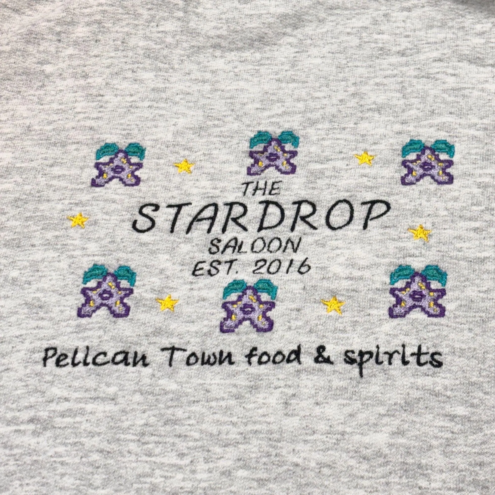 The Stardrop Saloon Embroidered Sweatshirt Or Hoodie- Stardew Valley Gamers Gift. - Image 2