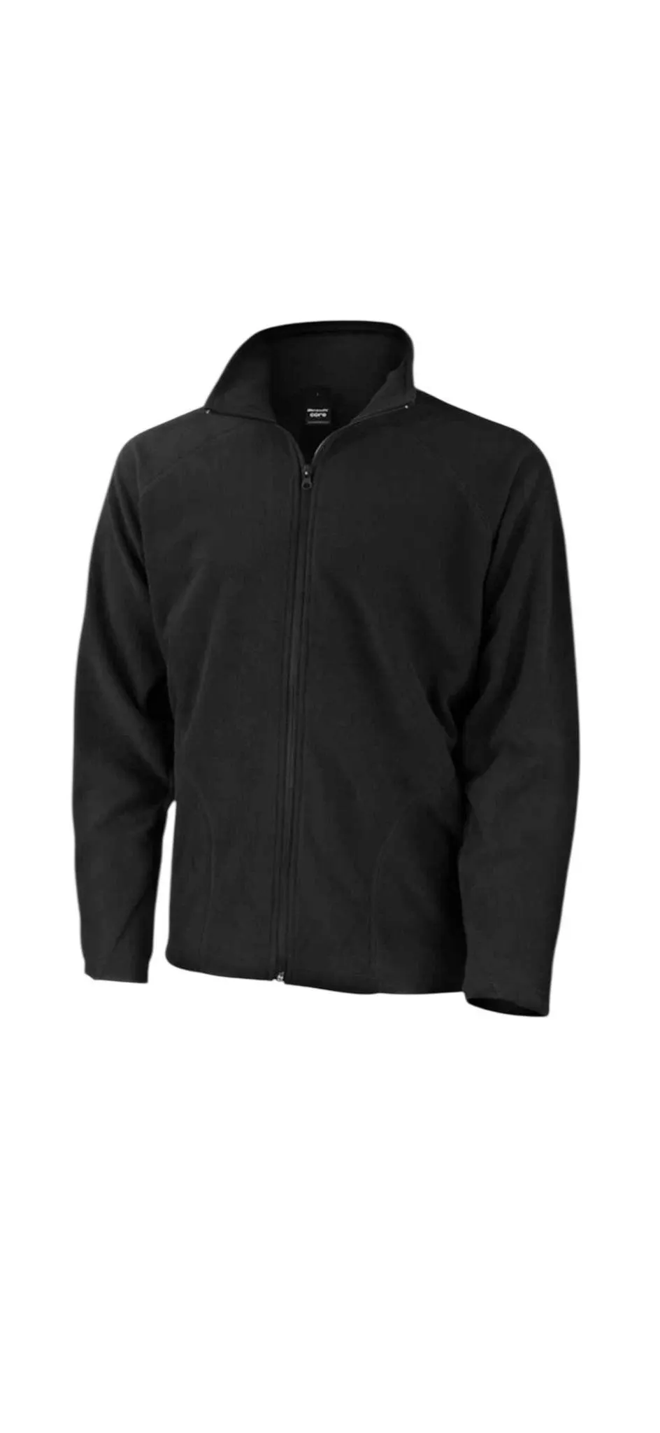 Embroidered Medieval Frog Fleece Full Zip Jacket: Huzzah Frog with Sword - Image 4