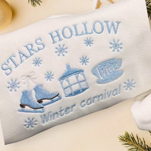 Embroidered Stars Hollow Winter Carnival Sweatshirt: Gilmore Girls