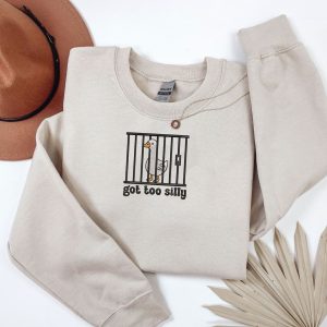 Embroidered Silly Goose Sweatshirt