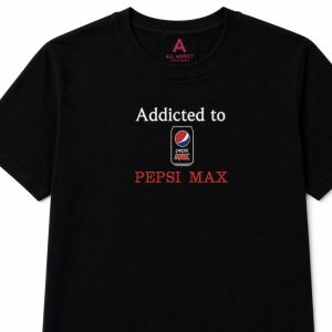 Embroidered Addicted to Pepsi Max Tee