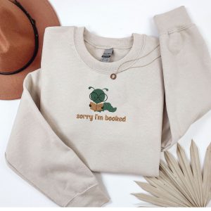 Embroidered Bookworm sweatshirt