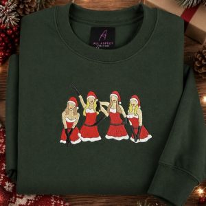 Embroidered Mean Girls christmas sweatshirt