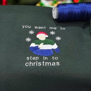 Embroidered Smithy Gavin and Stacey Christmas sweatshirt