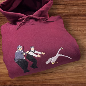 Embroidered Hot Fuzz sweatshirt