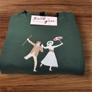 Embroidered Mary Poppins sweatshirt