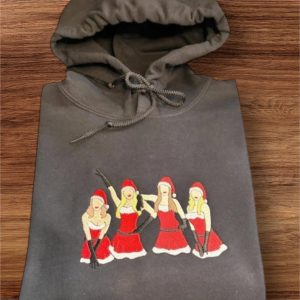 Embroidered Mean Girls christmas sweatshirt